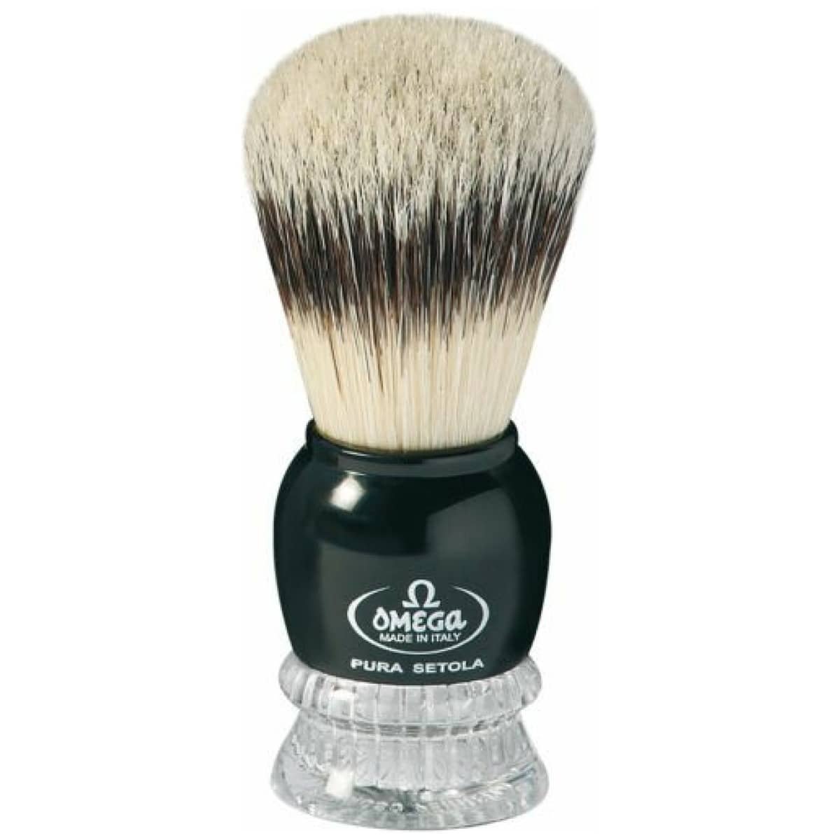 Omega Hog Bristle Shaving Brush #10275