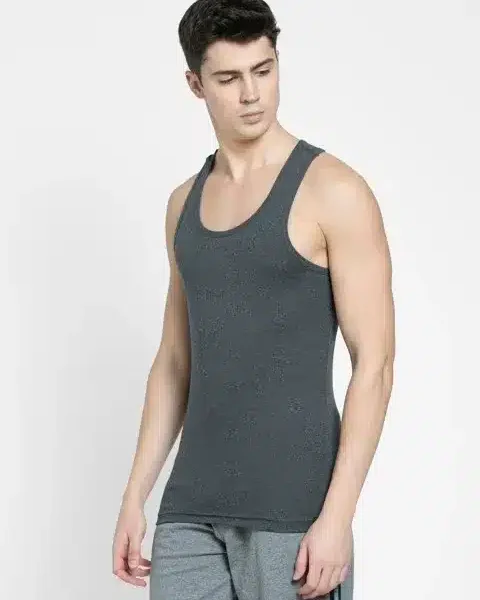 Men's Racer Back Styling Round Neck Gym Vest 9922