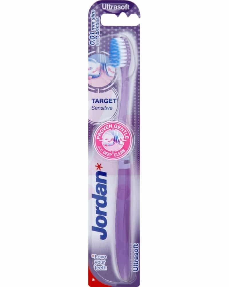 Jordan Target Sensitive Toothbrush Ultra Soft With 0.01mm Bristles ( Assorted Color )