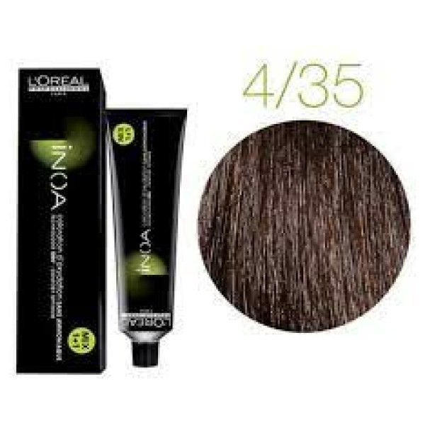 L’Oreal Inoa Hair Color 60G 4.35 +Developer 1000ml
