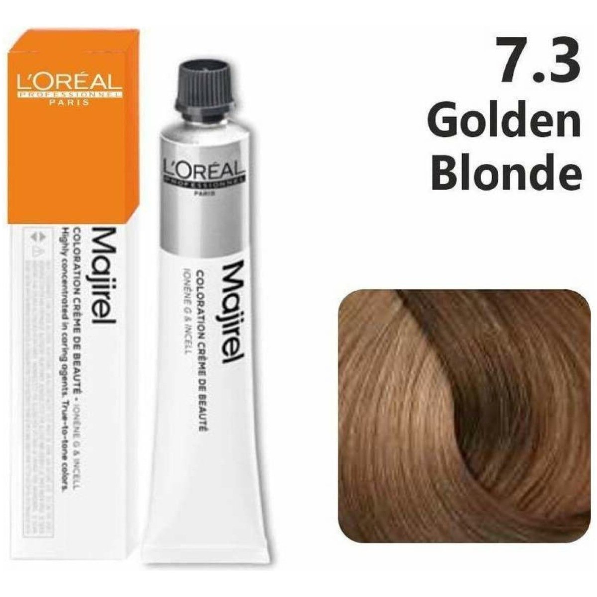 L’Oreal Professional Majirel Hair Color 50G 7.3 Golden Blonde + Oxidant 1000Ml Combo
