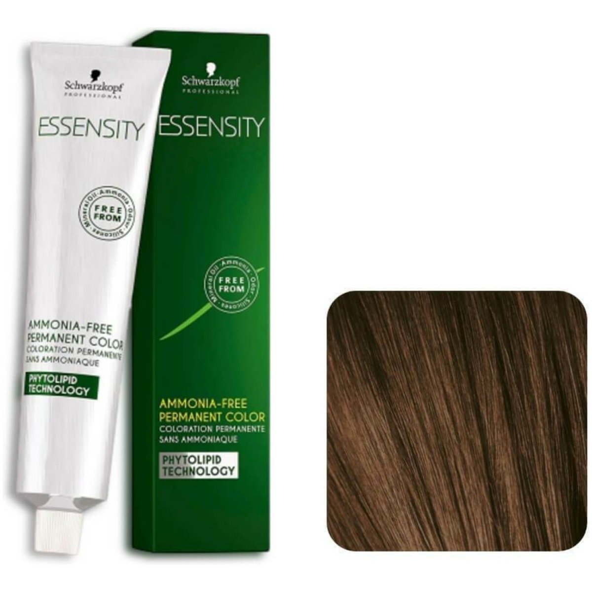 Schwarzkopf Essensity Hair Color 60ml 5-0 Light Brown + Developer 1000ml Combo