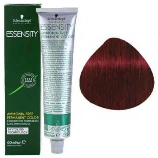 Schwarzkopf Essensity Hair Color 60ml 5-88 Light Brown Red Extra + Developer 1000ml Combo