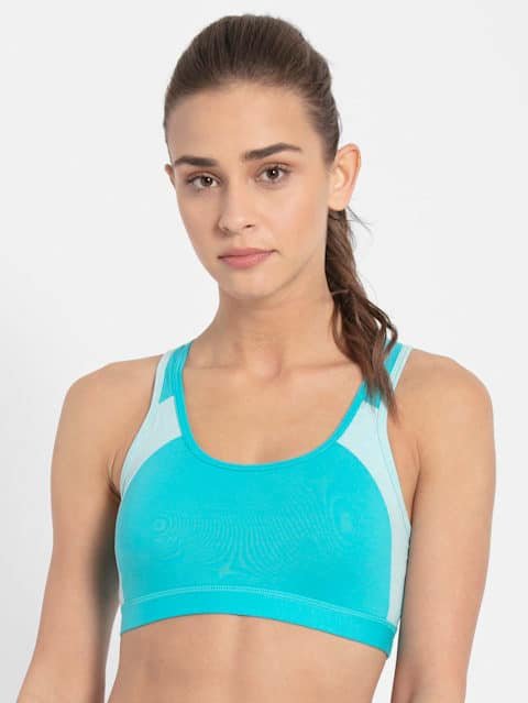 Jockey Women's Combed Cotton Bra with Stay Fresh and Moisture Move  Treatment #1380