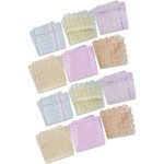 SHELTER Premium HandKerchiefs |100% Cotton Hankies With Multi Color For Ladies | Size 28 x 30 CM Pack of 12