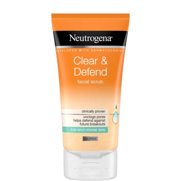 Neutrogena Clear and Defend Facial Scrub 150ml