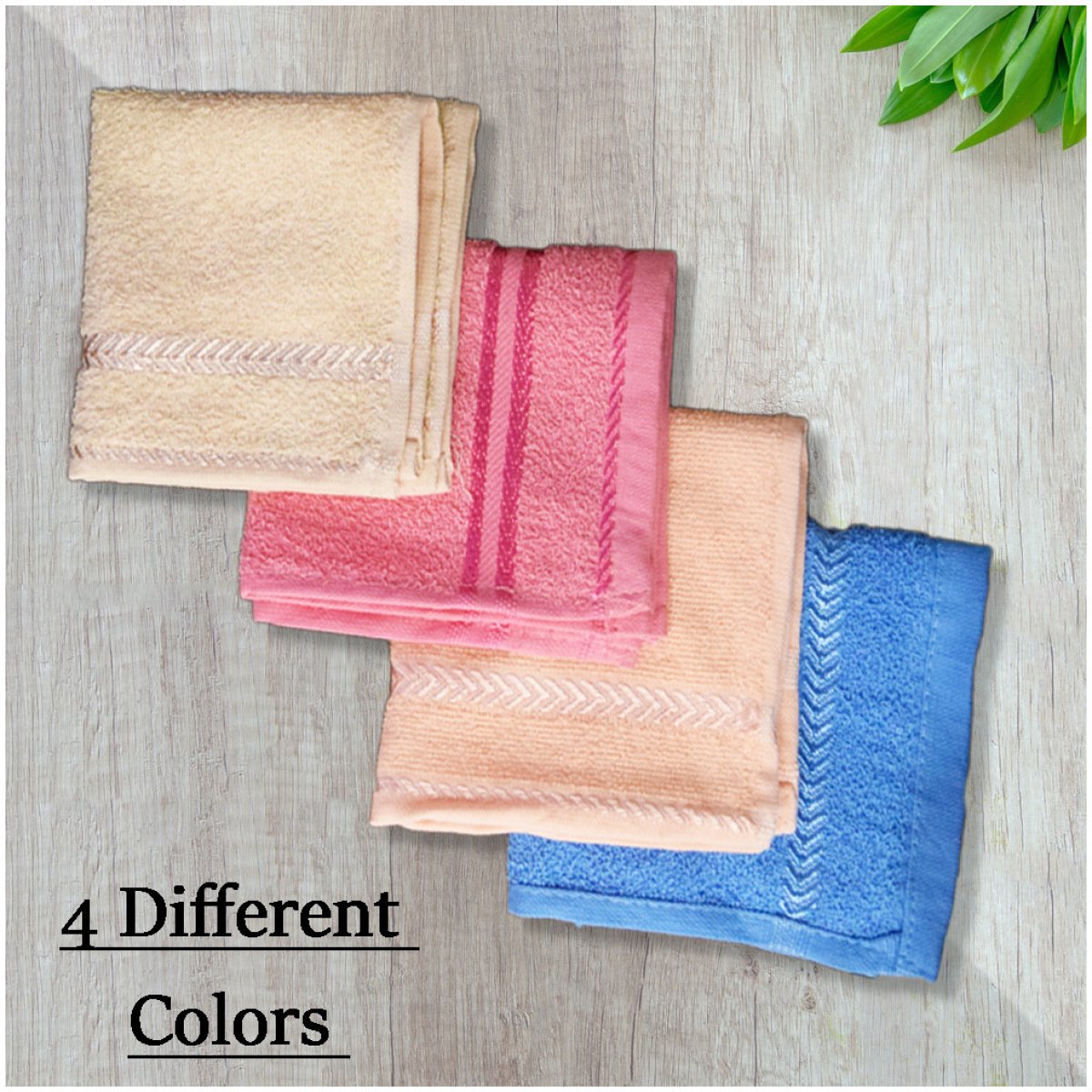 SHELTER Handkerchiefs Soft Towel |100% Cotton Multicolored hankies | Size 26 x 26CM (Set of 12)