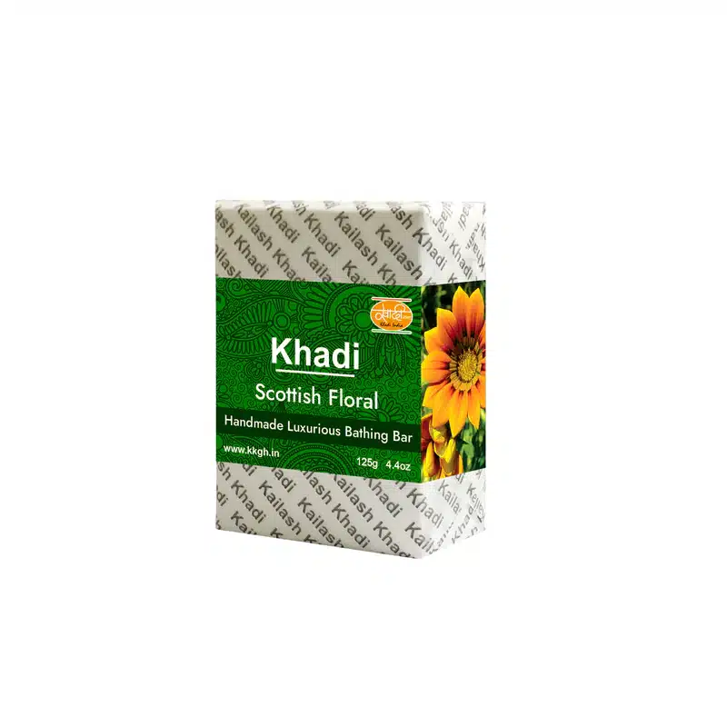 KHADI TRYSHY SCOTTISH FLORAL SOAP -PACK OF 3 - 125 GM KHADI TRYSHY SCOTTISH FLORAL SOAP -PACK OF 3 - 125 GM