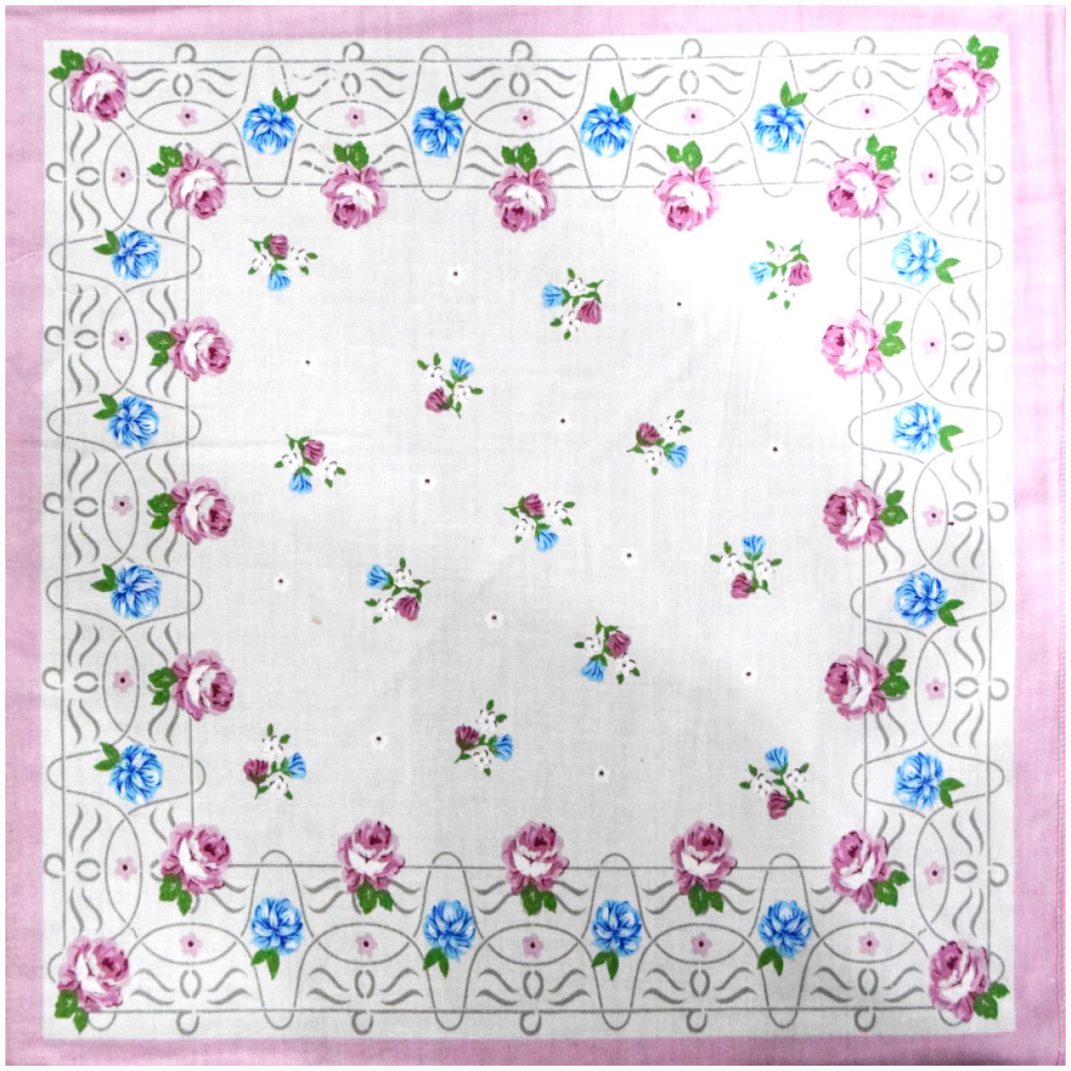 SHELTER Premium HandKerchiefs |100% Cotton Hankies With Multi Color For Ladies | Size 30 x 30 CM Pack of 12