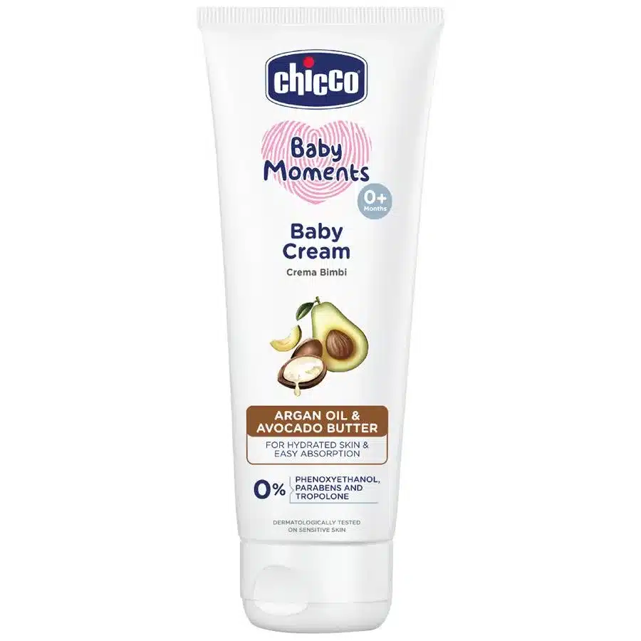 Chicco Baby Moments Baby Cream - Argan Oil & Avocado Butter 100G Chicco Baby Moments Baby Cream - Argan Oil & Avocado Butter 100G