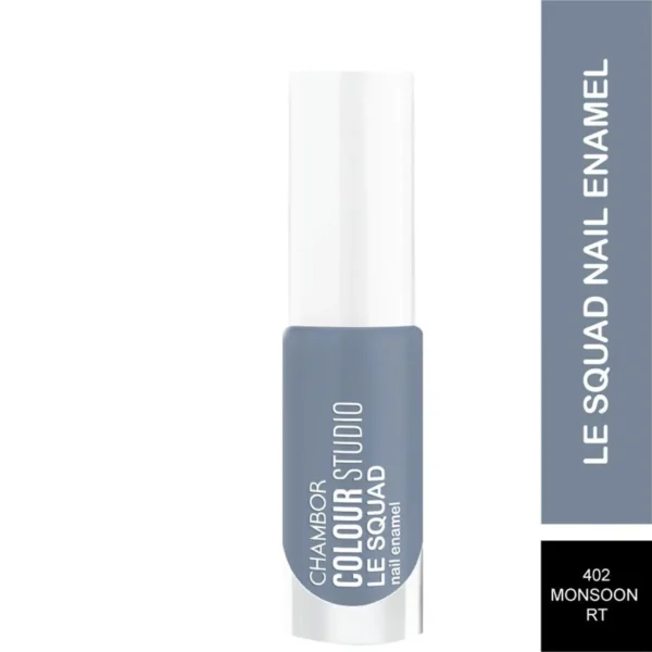 CHAMBOR Colour Studio – Le Squad Nail Enamel 6 ml 402 Monsoon RT