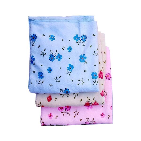 Sanvi Baby's/Kids Super-Soft Muslin Square Ultra Soft Multicolor Cotton Bath Towel/Face Towel