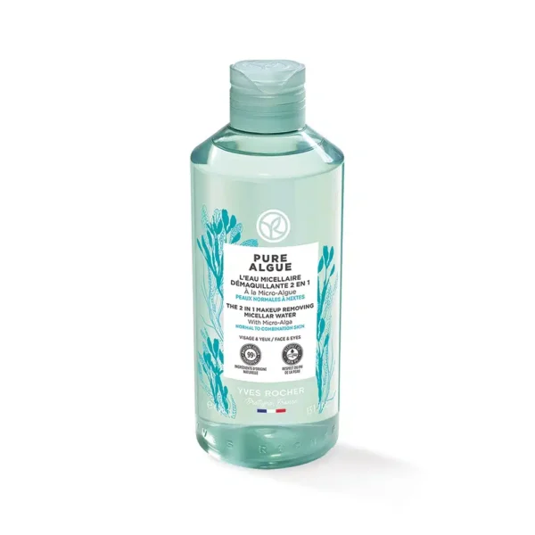 The 2 in 1 Makeup Removing Micellar Water Pure Algue – 400ml