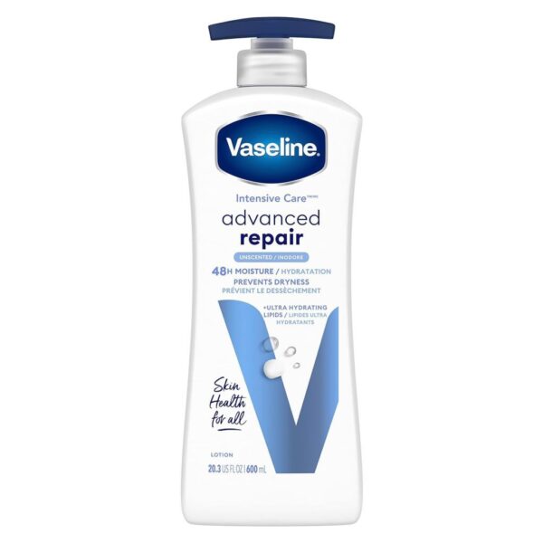 Vaseline Intensive Care Body Lotion Fragrance Free Body Lotion 600 ml