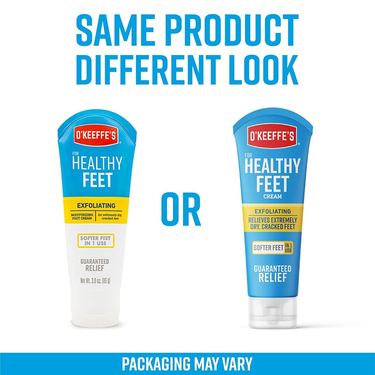 O'Keeffe's Healthy Feet Exfoliating Foot Cream 3 ounce Tube (85gm)