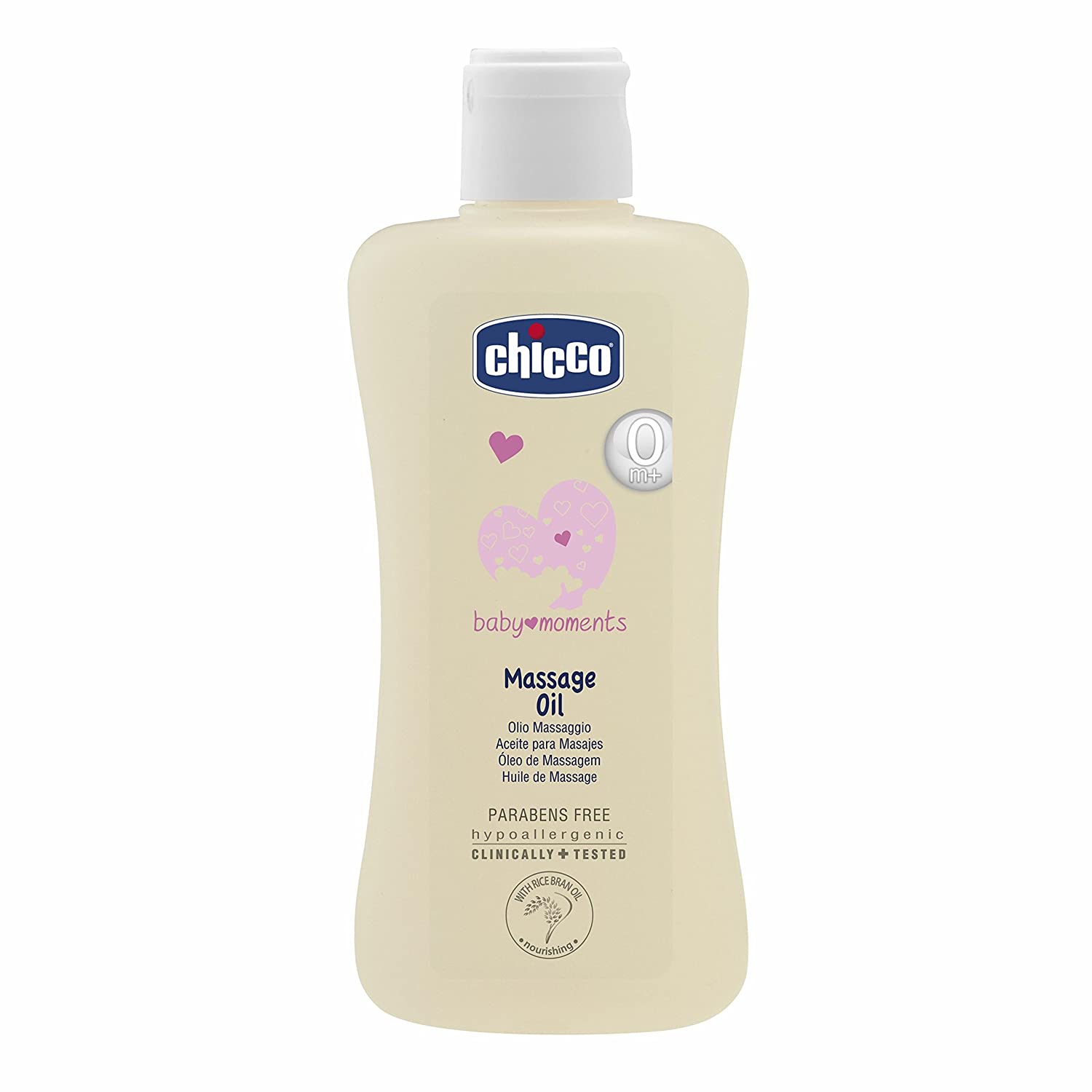 Chicco Baby Moments Massage Oil White 100ml Chicco Baby Moments Massage Oil White 100ml