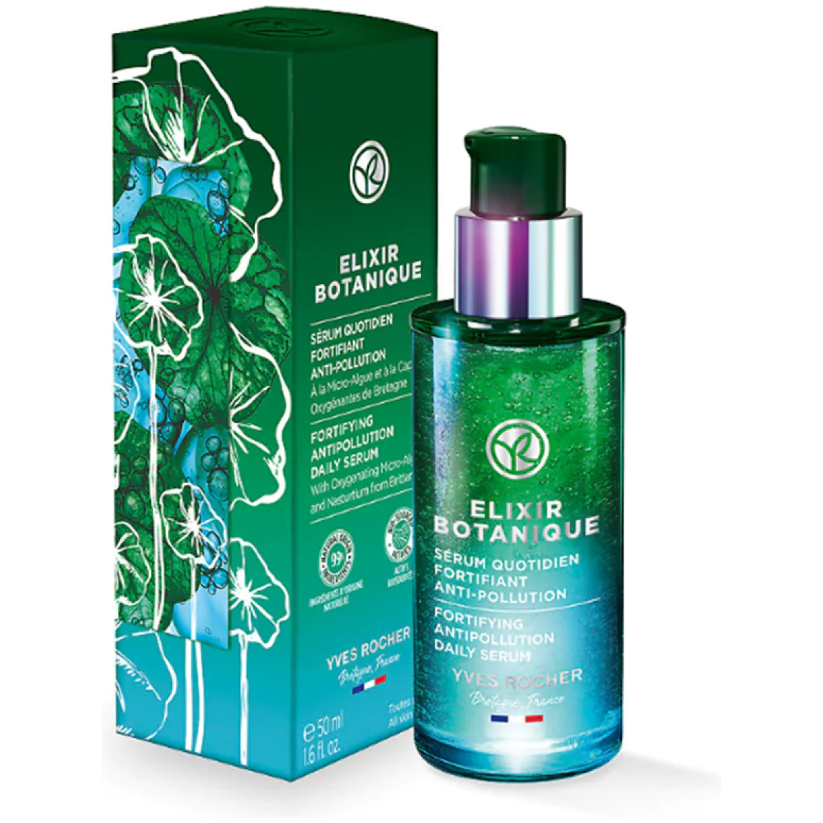 Yves Rocher Elixir Botanique Fortifying Anti Pollution Daily Serum 50ML