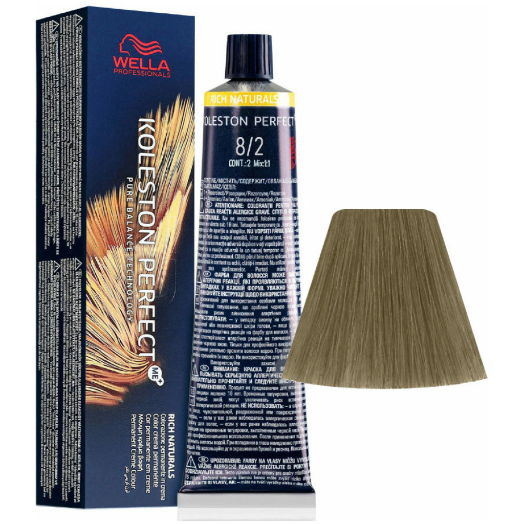 Wella Koleston Perfect ME+ Light Blonde/Matte Permanent 8/2g