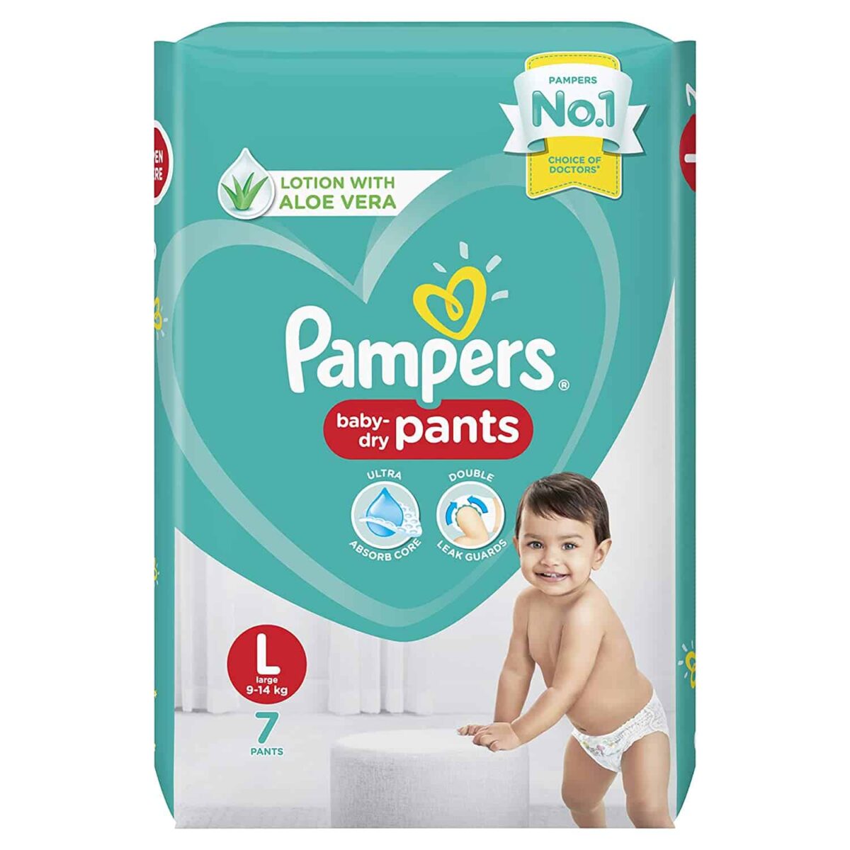 Pampers Large Size Diapers Pants 7 Count