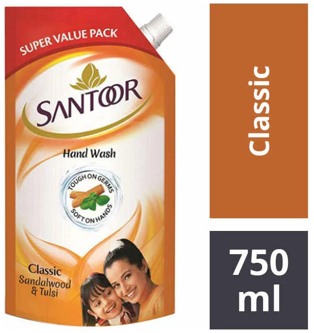 Santoor Handwash - Classic 750 ml Santoor Handwash - Classic 750 ml