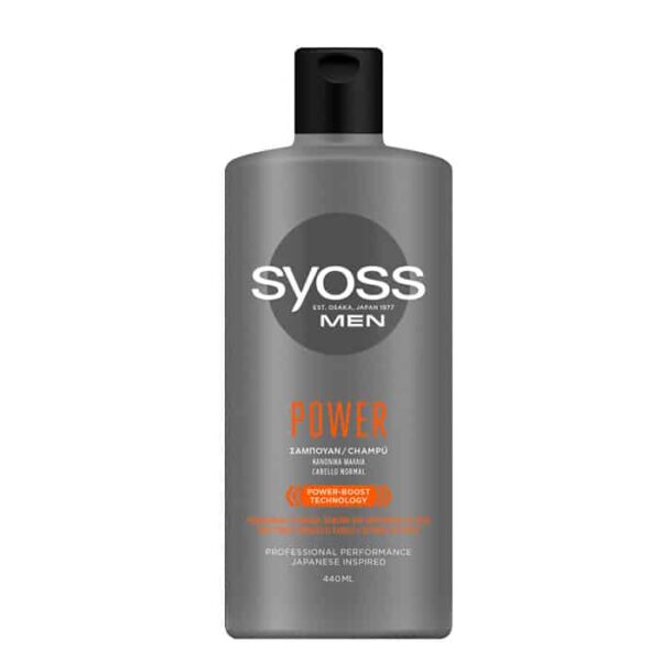 Syoss Men Power Shampoo Strengthens the Hair 440 ml