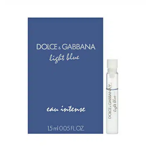 Dolce & Gabbana Light Blue Eau Intense edp 1.5ml Vials Dolce & Gabbana Light Blue Eau Intense edp 1.5ml Vials