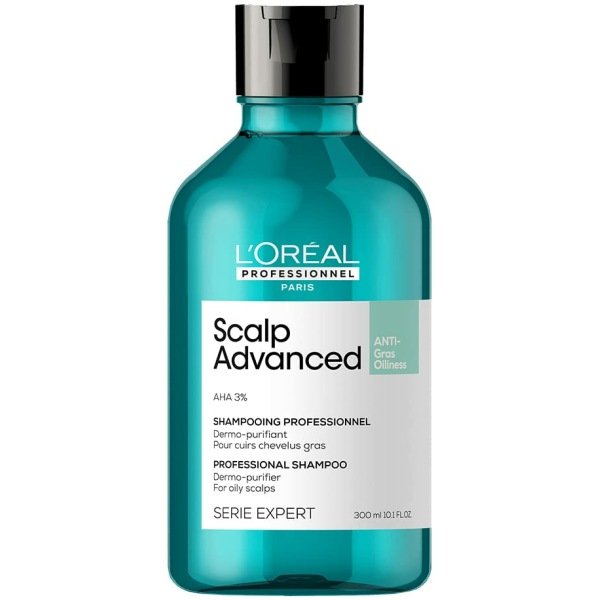 L’Oréal Professionnel Scalp Advanced Anti-Oiliness Dermo-Purifier Shampoo | For Oily Scalp