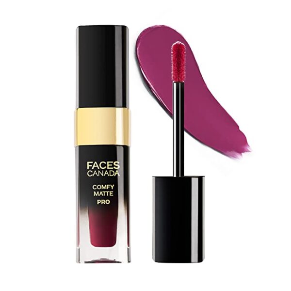 FACES CANADA Comfy Matte Pro Liquid Lipstick - 03 RAISE UR WINE ( 5.5 ml )