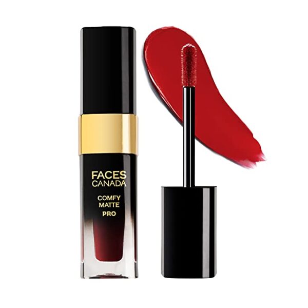 FACES CANADA Comfy Matte Pro Liquid Lipstick - 02 RUST RAISIN ( 5.5 ml )