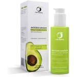 Just Peachy Avocado Sun Bun SPF 35+ PA+++ Matte Sunscreen | UVA and UVB Protection I Non Greasy | Water Resistant | Sun Shield with Avocado, Vitamin E, Zinc and Titanium Oxide 100 mL