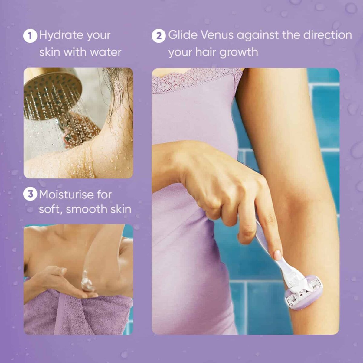 Gillette Venus Comfortglide Avocado Hair Removal Razor