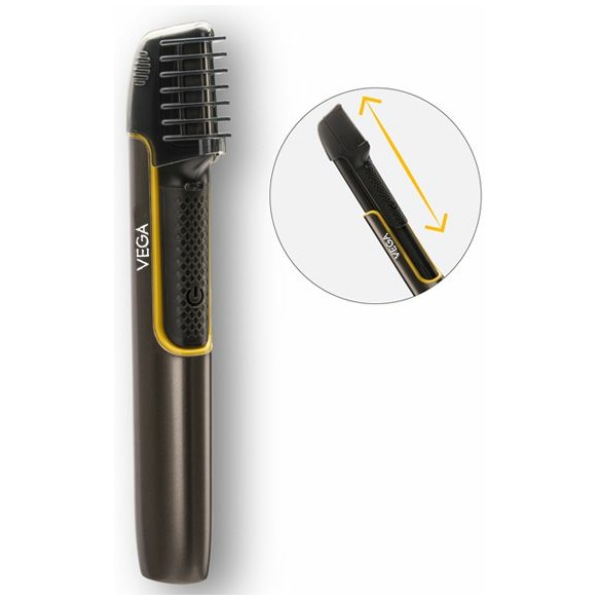 VEGA Long Body Groomer & Trimmer For Men with Extendable Handle & Focus Light, (VHTH-29)