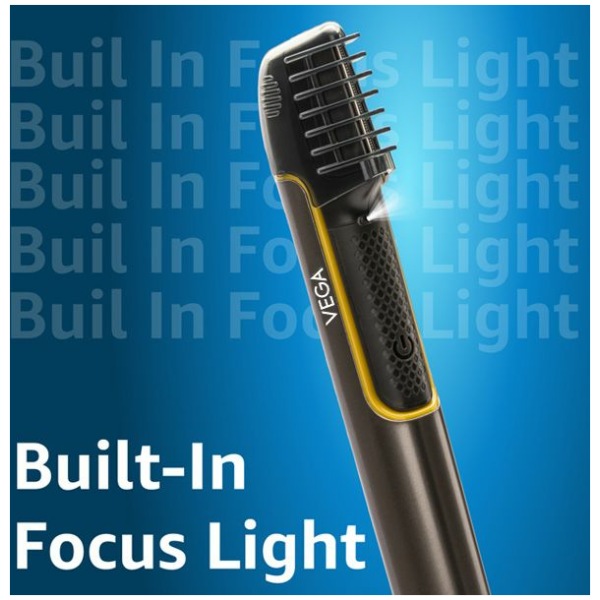 VEGA Long Body Groomer & Trimmer For Men with Extendable Handle & Focus Light, (VHTH-29)