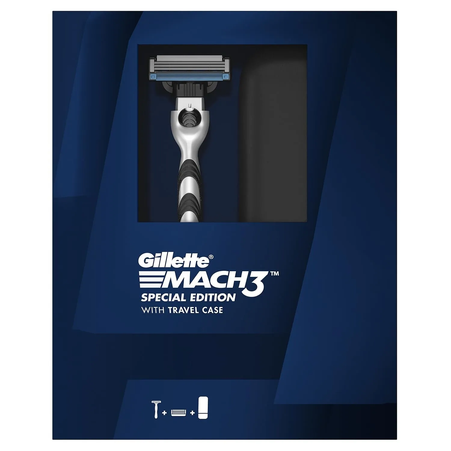 Gillette Mach3 Limited Edition Premium Gift Pack | 1 Gillette Mach3 Manual Razor Gillette Mach3 Limited Edition Premium Gift Pack | 1 Gillette Mach3 Manual Razor