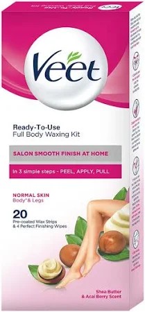 Veet Full Body Waxing Kit 20 Strips