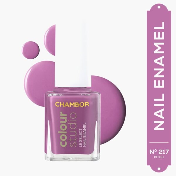 Chambor Colour Studio Nail Enamel, 217 Pitch 10ml