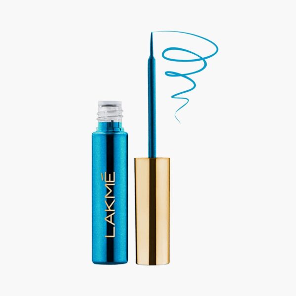 Lakme Glitterati Shine Eyeliner Liner, Daring Blue 4.5ml