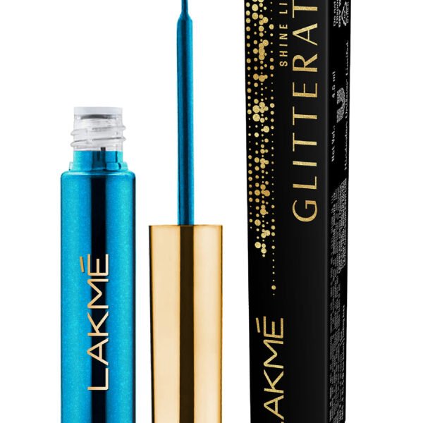 Lakme Glitterati Shine Eyeliner Vibrant Azur 4.5ml