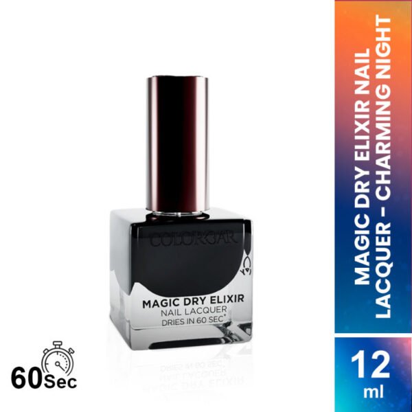 Colorbar Magic Dry Elixir Luxe Nail Lacquer, 016 Charming Night 12ml