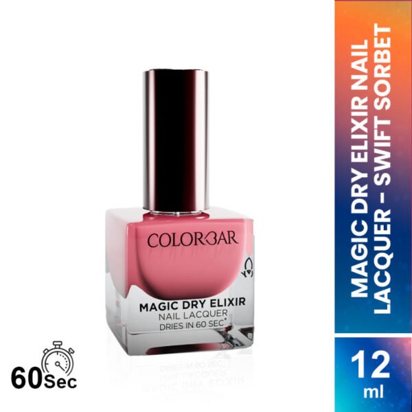 Colorbar Magic Dry Elixir Luxe Nail Lacquer, 036 Swift Sorbet 12ml