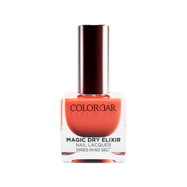 Colorbar Magic Dry Elixir Luxe Nail Lacquer, 031 Quick Coral 12ml