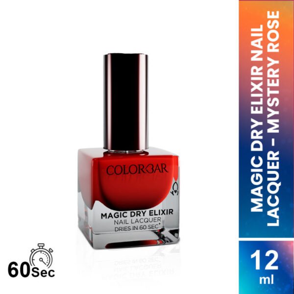 Colorbar Magic Dry Elixir Luxe Nail Lacquer, Mystery Rose 12ml