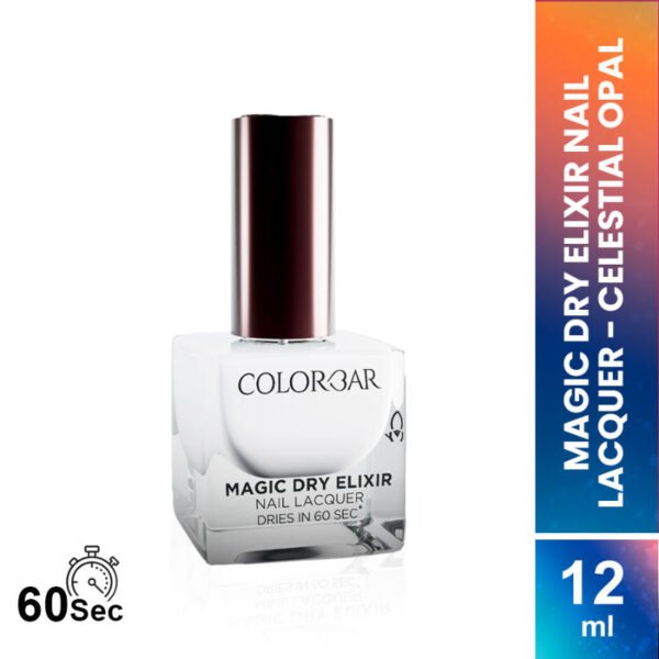 Colorbar Magic Dry Elixir Luxe Nail Lacquer, 017 Celestial Opal 12ml