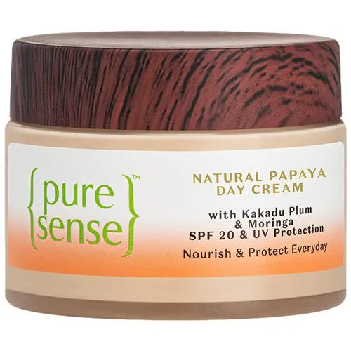 Pure Sense Natural Papaya Day Cream with Kakadu Plum and Moringa 60g