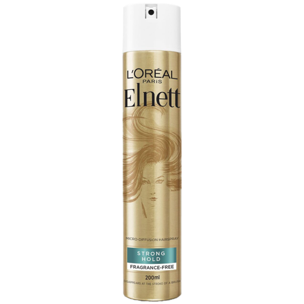 L'oreal Paris Elnette Fragrance Free Strong Hold Hairspray 200ml