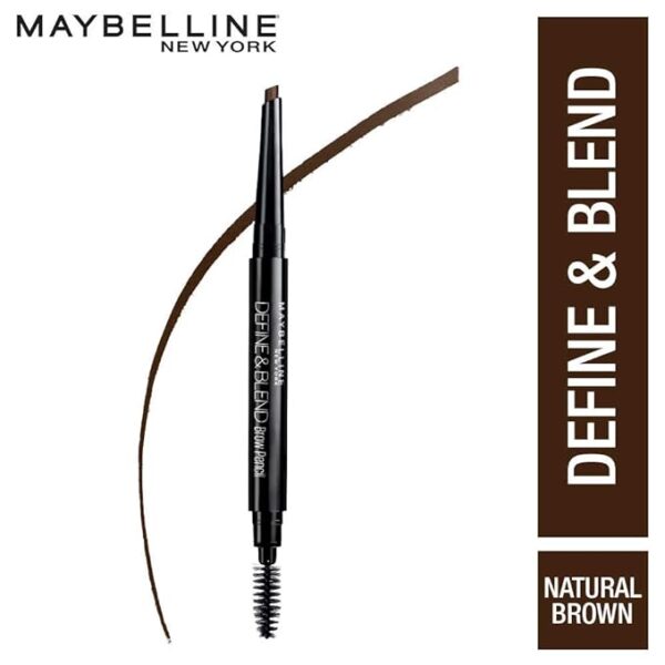 Maybelline Define & Blend Brow Pencil, Natural Brown, 0.16g