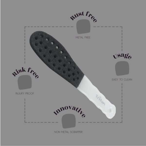 TRITON Emery Professional Doited Dual Sided Foot Scrubber for Men n Women