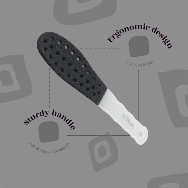 TRITON Emery Professional Doited Dual Sided Foot Scrubber for Men n Women