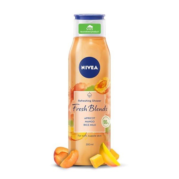 Nivea Fresh Blends Apricot, Mango,Rice Refreshing Shower Gel 300ml