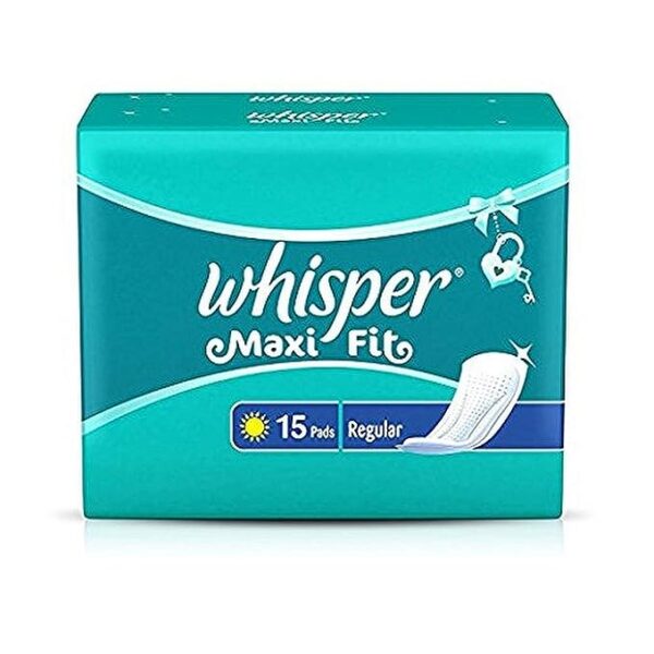 Whisper Maxi Fit Regular 15 Pads